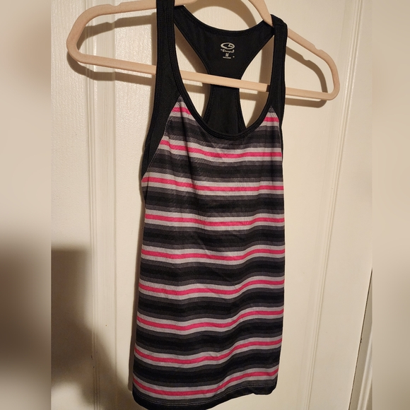 C9 By Champion Black, Pink And Gray Workout Top Size M - Picture 1 of 5